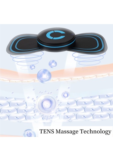 Skycity Usb Şarjlı Ems Nötral Masaj Aleti - Mini Taşınabilir Boyut, Omuz Ve Boyun İçin Akıllı Pulsasyon Teknolojisi, Ev Kullanıma Uygun Varsayılan