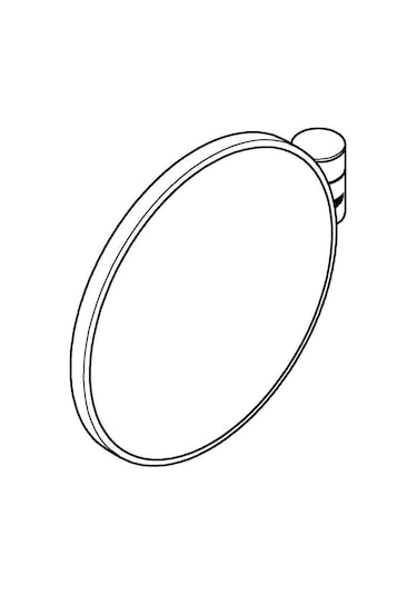 Grohe Selection Makyaj Aynası - 41077GL0 Sarı