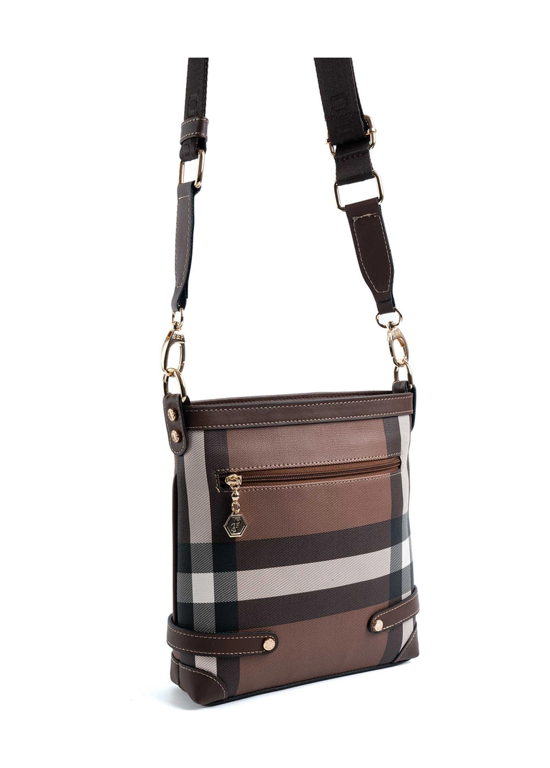 Silver Polo Kadın Çapraz Çanta 1120 Koyu Kahverengi