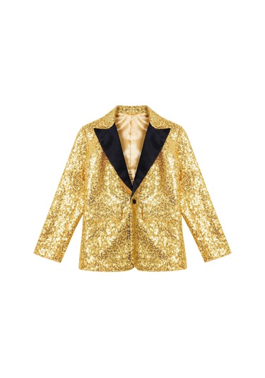 Bordo Çocuk Erkek Köpüklü Payetler Blazer Ceket Düğün Akşam Parti Dans Bir Düğme Resmi Takım Elbise Bordo