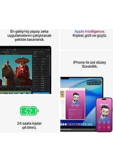 Apple MacBook Pro MGE44TU/A M5 Pro 24 GB 1 TB SSD 16" macOS Dizüstü Bilgisayar