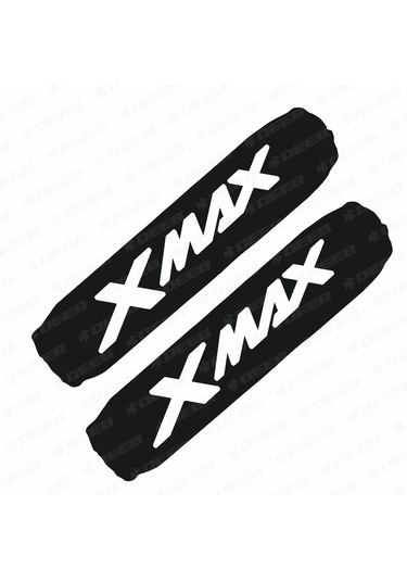 Xmax Baskılı Amortisör Çorabı Kılıfı Beyaz