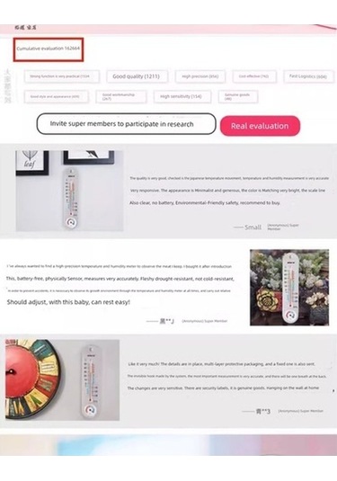 Trendooze Gümüş Askılı İç Ortam Termometre-higrometre 9013 - Özel Hediye İçin