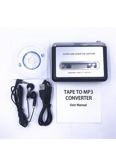 Teltree Kasetten Mp3 Dönüştürücü - Usb Ve Pil Beslemeli Kaset Çalar, Ses Kaydedici, Kulaklık İçerir