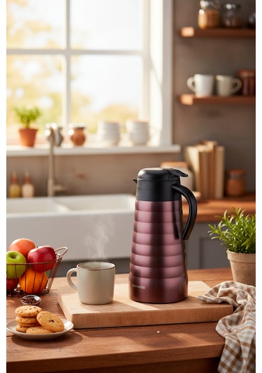 Bernardo Nora 2 Litre Çelik Termos Rose Rose Gold