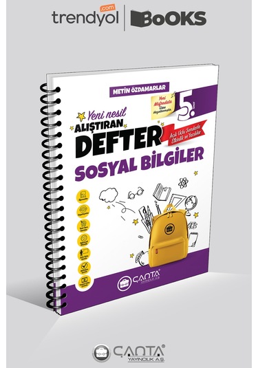 5. Sınıf Sosyal Bilgiler Yeni Nesil Alıştıran Defter Güncel Baskı