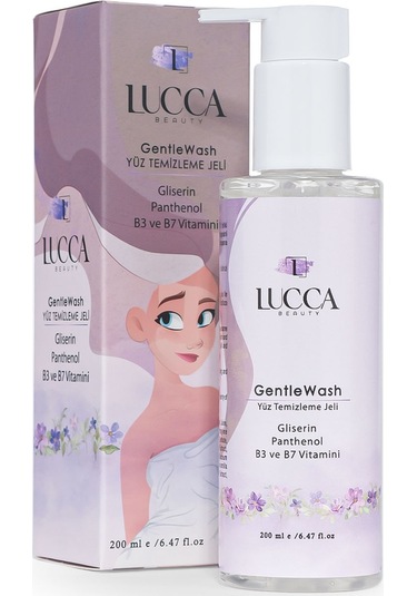 Lucca Beauty Gentlewash Sebum Dengeleyici Yüz Temizleme Jeli 200 ML