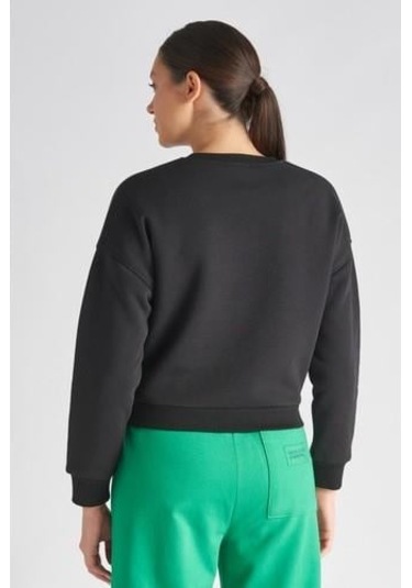 Benetton Bnt-w100-t Kadın Sweat Bnt-w100-t-r1534 Siyah