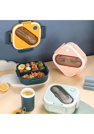 Mor 1300ml Faydalı Gıda Kabı Mikrodalgada Yeniden Kullanılabilir Depolama