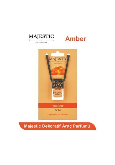 Majestic Oto Kokusu Amber 7 Ml - Dekoratif Araç Parfümü