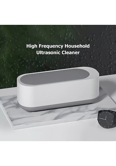 Novahub Mini Ultrasonik Temizleyici - Gözlük, Takı, Tıraş Makinesi İçin 360 Derin Temizleme