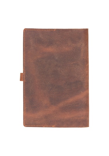 Bloom Quiet Edit Moccasin A5 Deri Kitap Defter Kılıfı