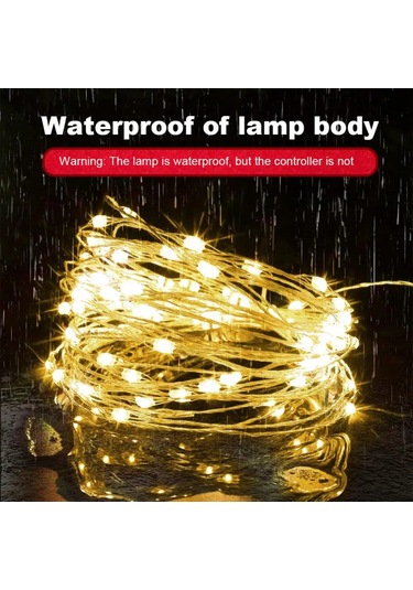 Kendin Yap Noel Ses Sensörü Ve Led Dizisi İle Noel Ağacı Dekoru, Sıcak Beyaz