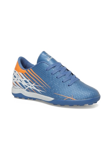 Kinetix Zonzı J Turf F 5pr Saks Erkek Çocuk Halı Saha Ayakkabısı Mavi-turuncu