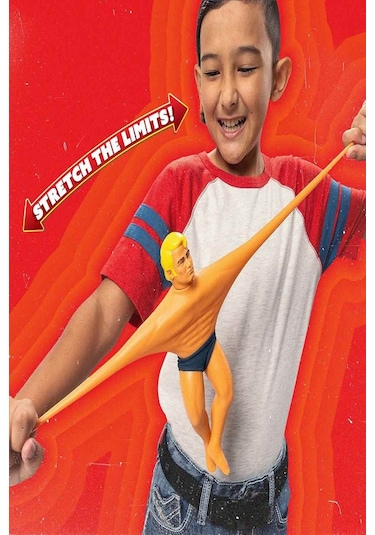 Stretch Armstrong Retro Figür Esnetilebilir Oyuncak Kahraman, 25 Cm Astronot