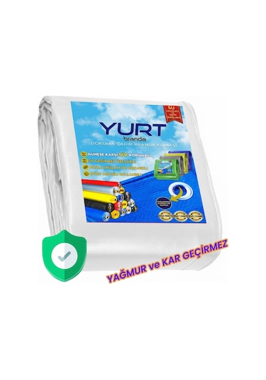 Yurt Pe Branda - 150 Gr/m2 Beyaz