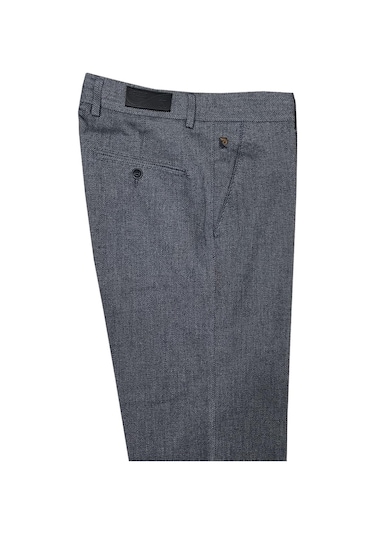 Classics Men Caserta Klasik Fit Likralı Erkek Kanvas Pantolon - 7517 gri