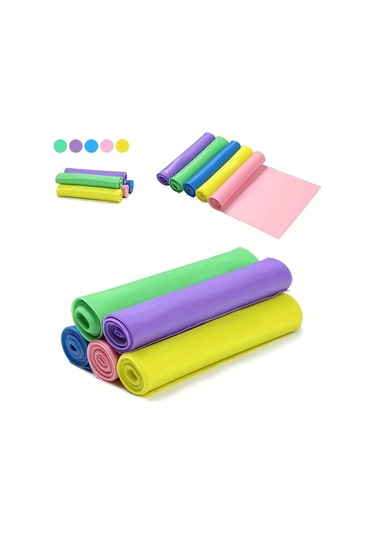 Xuweiwei Yeşil 1 Adet Direnç Lastiği - Tpe Esneme Bantı İle Tam Vücut Antrenmanı Yeşil