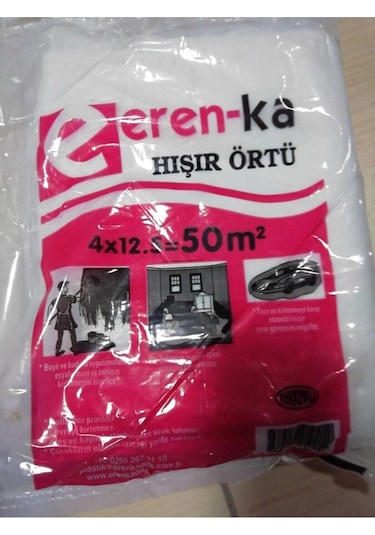 EREN-KA Erenka Naylon Koruyucu Hışır Örtü (50 M2) 4x12,5 0013