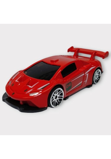 Metal Mini Arabalar 8 Cm - Kırmızı - 3