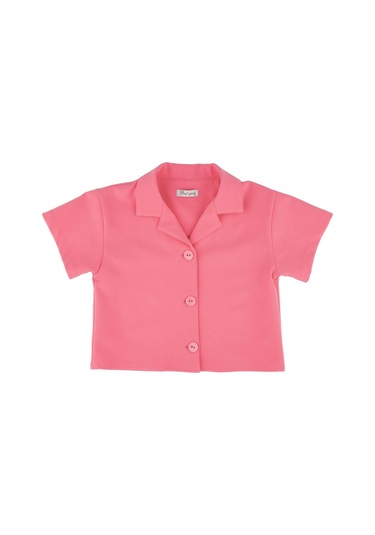 Best Kids Kız Çocuk Gömlek Yaka Ceket 001