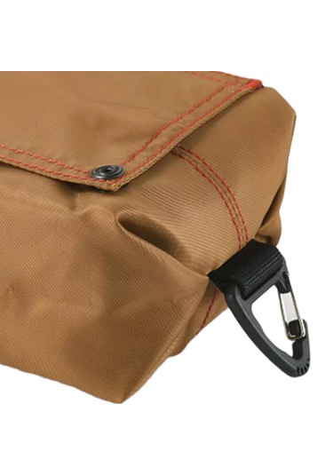 Homyl Kancalı Kamp Doku Kutusu Kapağı Ev Seyahat Kahverengi Kahverengi