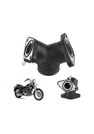 Konesam Yamaha Xv250 Xv125 Virago Xvs125 Xvs240 Dragstar İçin Kauçuk Karbüratör Bağlantı Adaptörü - Yağa Dayanıklı, Dayanıklı Ve Kolay Kurulum