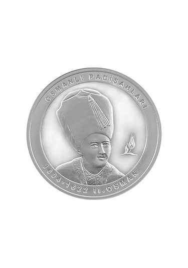 Agakulche 2. Osman Osmanlı Gümüş Sikke Coin
