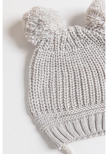 Ponponlu Kız/erkek Bebek Bere 001