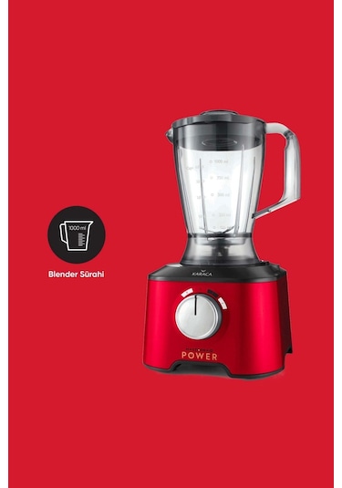 Karaca Mastermaid Power Multifunctional 10 in 1 Mutfak Robotu, Blender Seti 2000w