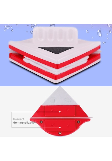 Sones Kullanışlı Çift Taraflı Cam Silecek Temizleme Fırçaları Cam Temizleyici, Uygulama Aralığı: 5-12mm Cam