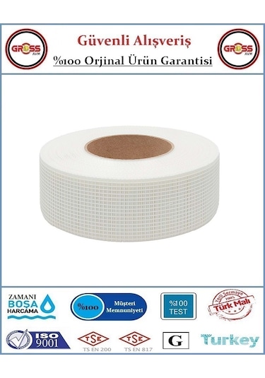 Derz Bandı Yapışkanlı - Alçı Sıva Altı File Bant - 4.8x45 Metre