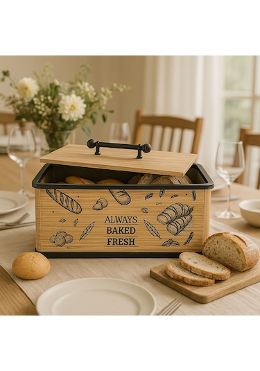 Ahşap Ekmek Dolabı