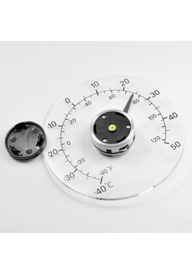 Dış Mekan Termometresi Su Geçirmez Şeffaf Akrilik Doğruluk Seralar Termometre Ev Gereçleri