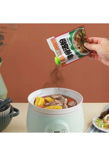 Mutfak Baharat Düzenleyici Raf - 3/6/10 Parça/set Deliksiz Askı Tasarımı İle Asılan Mutfak Baharat Çantası Depolama Rafı, Kilitli Klips Ve Dağıtıcı İle Baharat Depolama Düzenleyici Raf. Beyaz