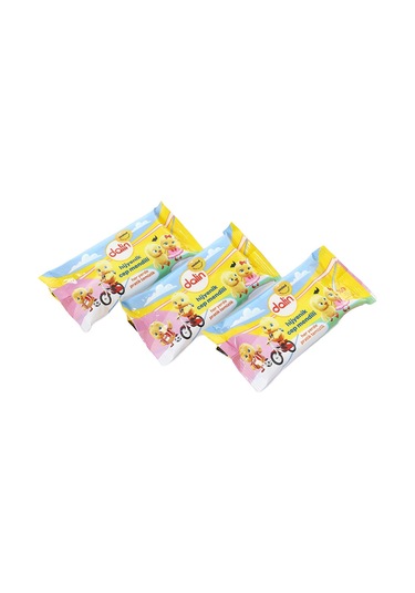 Dalin Hijyenik Islak Cep Mendil 3x15 Adet DAL-7663