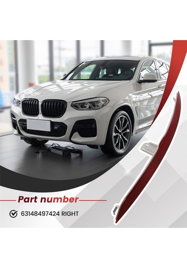 Leasetake Bmw X4 M G02 X4 20dx 20ix 25dx 30dx 30ix Arka Fren Uyarı Lambası İçin Sağ Arka Reflektör 63148497424