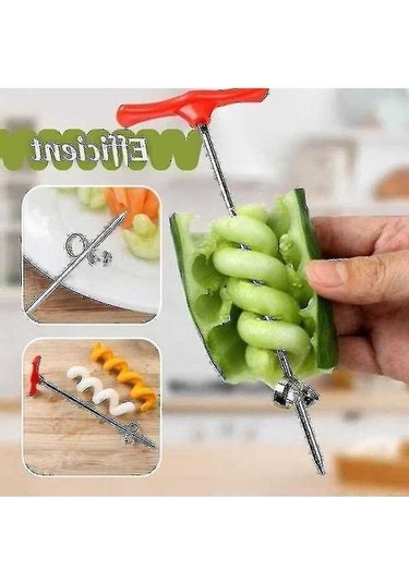 Fortunelane Manuel Patates Dilimleyici & Rende Kesici, Kızartma Bükme Şeritler, Mutfak Aleti Diğer