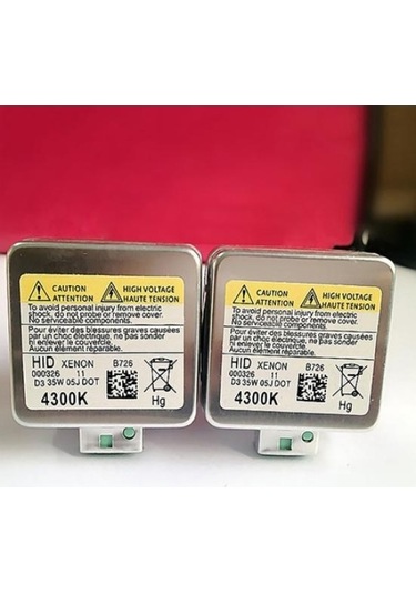 Novahub 2 Adet D3s/d3c Hıd Xenon Far Lambası, 5000k, 35w, 3000 Saat Üzeri Ömür, Fabrika Lamba Işıkları