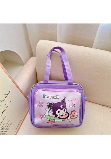 Pazly Büyük Termal Beslenme Çantası, Bez Çanta Açık Mor, Pratik Ve Şık Açık Mor