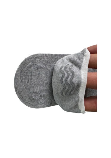 Erkek Görünmez Çorap Kaydırmaz Topuk Silikonlu, Terletmeyen Babet Çorap Çok Renkli