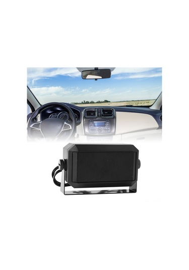 Moveevo Oto Dış Hoparlör, 3.5mm Arayüzlü, Güçlü Ses Çıkışı, Dayanıklı Abs Malzeme, Kolay Kurulum, Cb Ve Ham Radyolar İçin Uyumlu