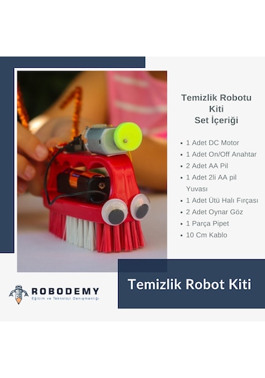 Robodemy Fırça Robot Kiti