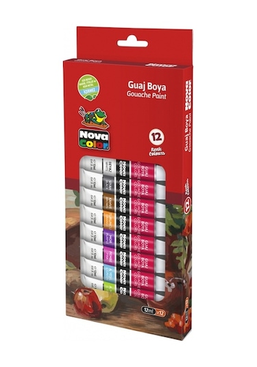 Nova Color Guaj Boya Tüp 12 Li 12 Ml  Nc-781