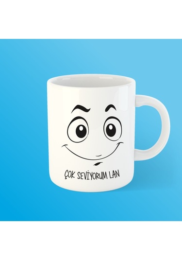 Çok Seviyorum Lan Bardak Kupa