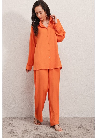 Bigdart 5858 Örme İkili Takım - Turuncu 001