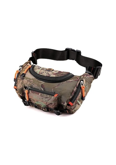 Su Geçirmez Fanny Pack Crossbody Dış Mekan Çanta Torbası Ayarlanabilir Kayışla Seyahat Hip Çantası Erkekler Dağcılık, Yürüyüş, Seyahat, Kamp, Bisiklet, Koşu Kamuflaj Kamuflaj Kamuflaj