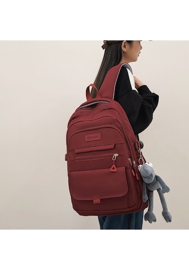 Geniş Kapasiteli Unisex Sırt Çantası, Okul Ve Günlük Kullanım İçin Ergonomik Tasarım, Üniversite Ve Ortaokul Öğrencileri İçin Şık Ve Dayanıklı Çanta, Modaya Uygun Kadın Ve Erkek Sırt Çantası Gri