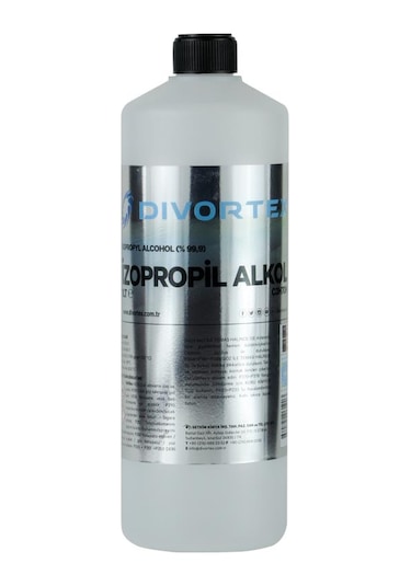 Divortex Ipa Izopropil Alkol C3H70H % 99.9 Saflık 1 Lt.