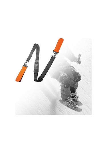 Dolıty Kayak Taşıyıcı Askı Snowboard Omuz Askısı Turuncu Turuncu